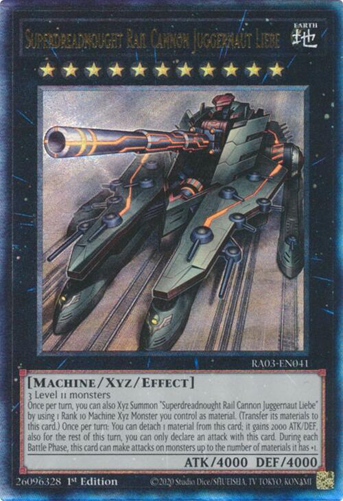 Superdreadnought Rail Cannon Juggernaut Liebe