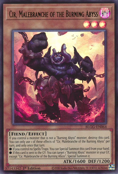 Cir, Malebranche of the Burning Abyss
