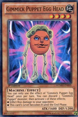 Gimmick Puppet Egg Head