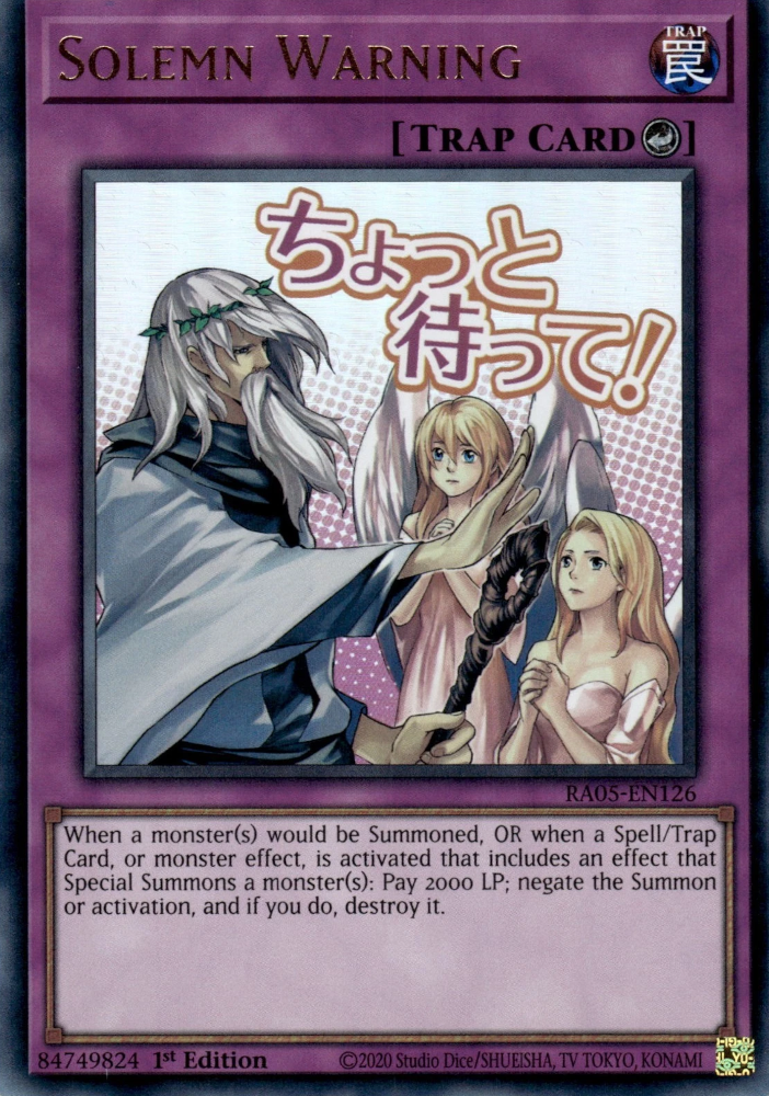 Solemn Warning (stamp artwork)