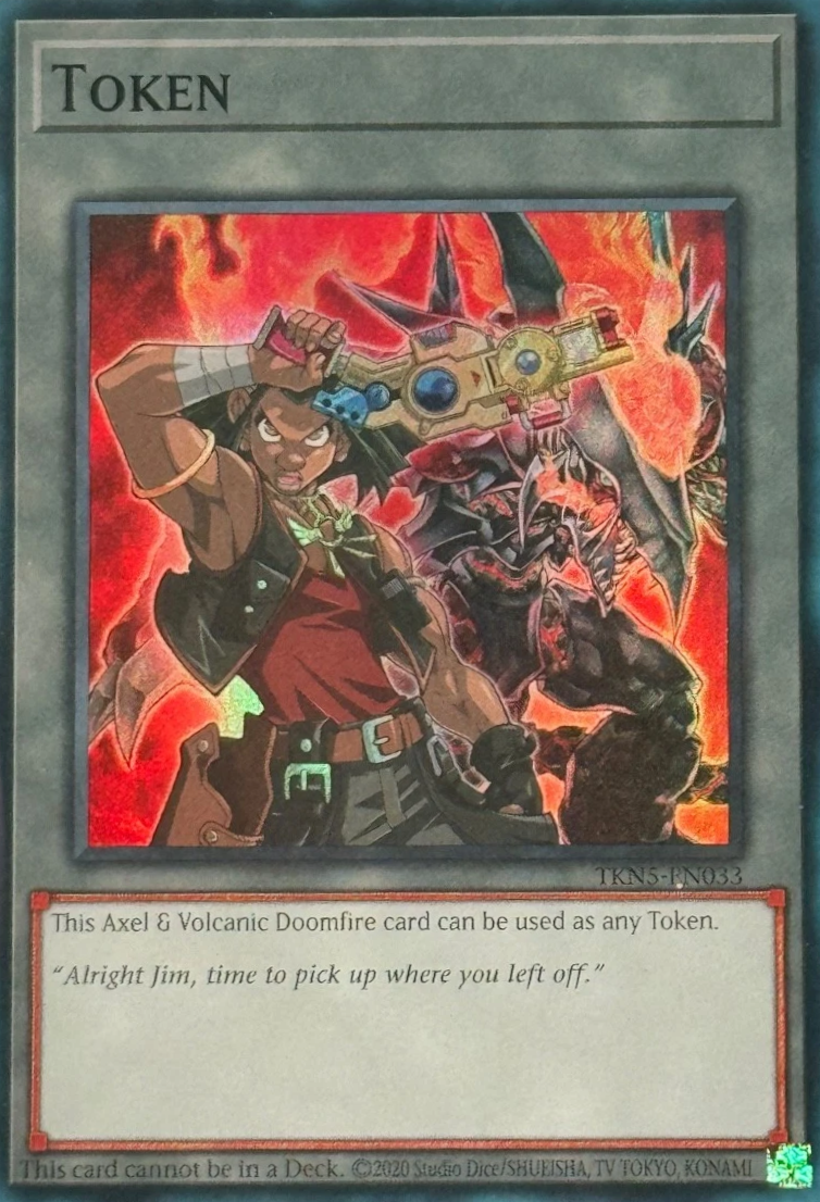 Token: Axel & Volcanic Doomfire (Sealed)