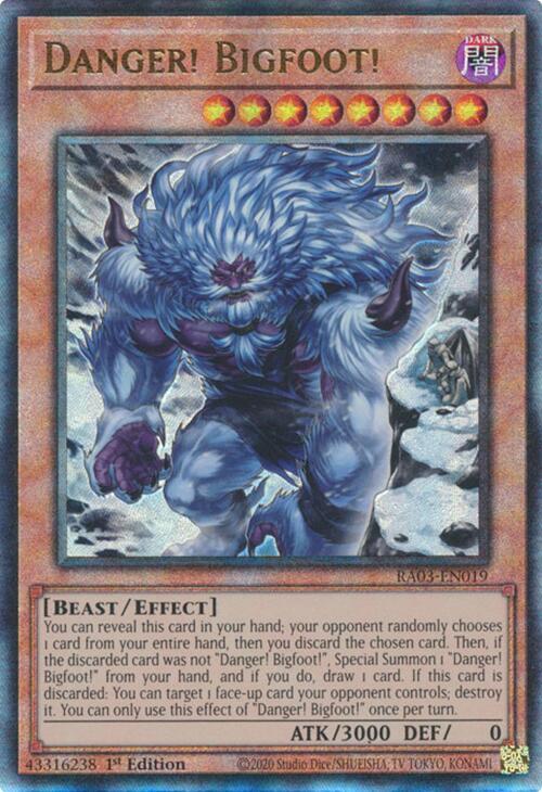 Danger! Bigfoot! (alternate artwork)