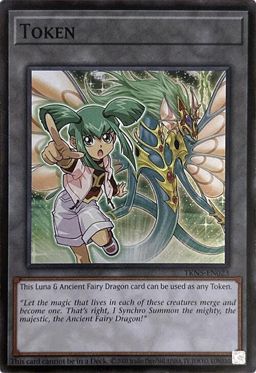 Token: Luna & Ancient Fairy Dragon (sealed)