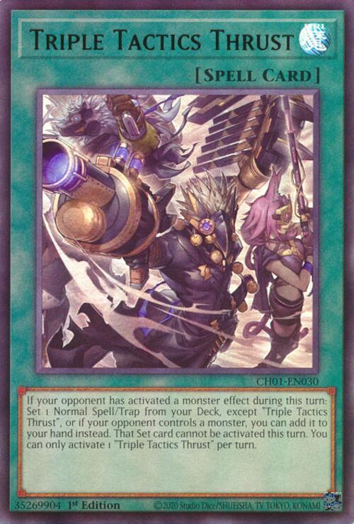 Triple Tactics Thrust (Alternate Art)