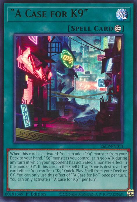 "A Case for K9"