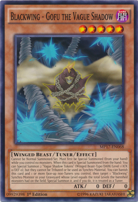 Blackwing - Gofu the Vague Shadow