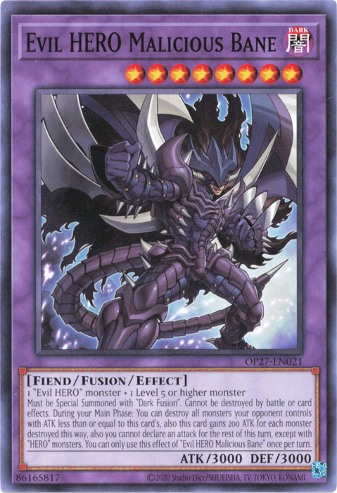 Evil HERO Malicious Bane