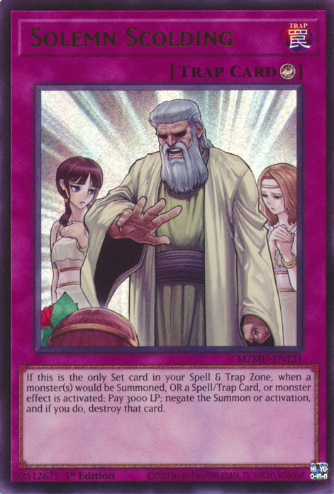 Solemn Scolding