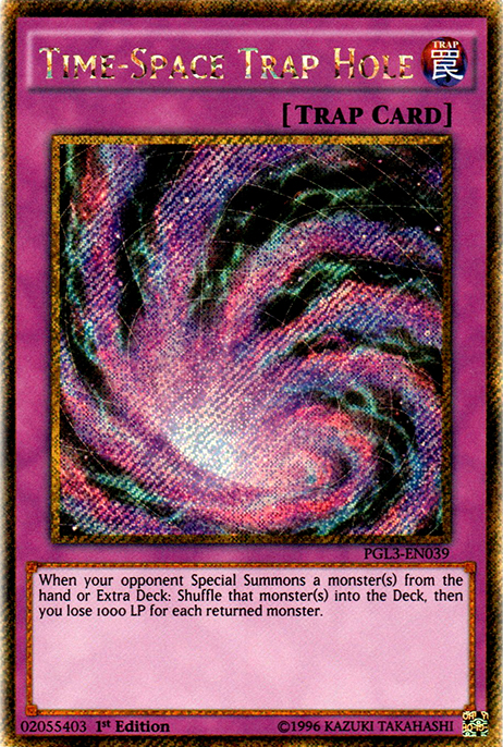 Time-Space Trap Hole