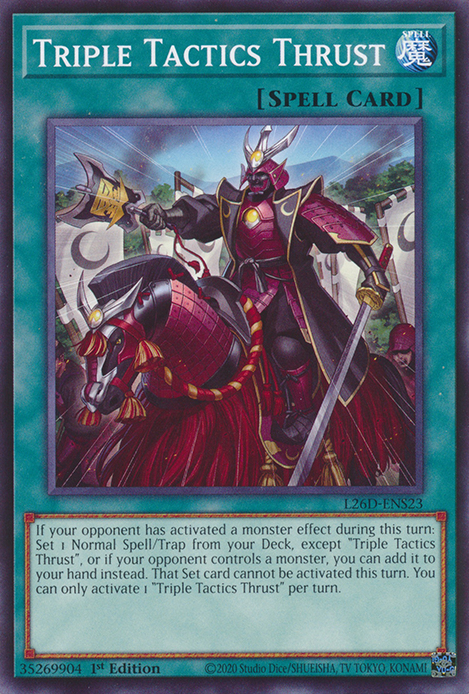 Triple Tactics Thrust