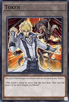 Token: Jack Atlas & Red Dragon Archfiend (sealed)