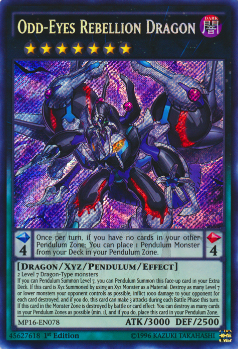 Odd-Eyes Rebellion Dragon